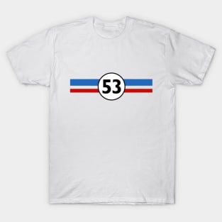 Herbie 53 Classic Racing Car 1963 Circle Logo #3 T-Shirt